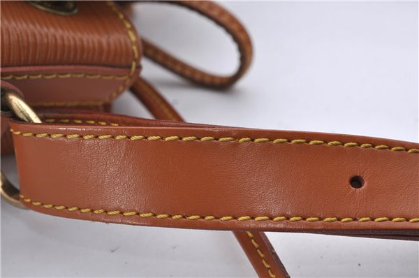 Authentic Louis Vuitton Epi Petit Noe Shoulder Bag Brown M44108 LV 4196D
