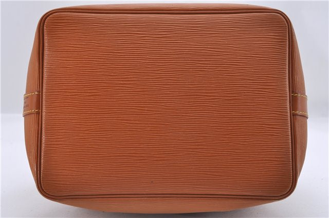 Authentic Louis Vuitton Epi Petit Noe Shoulder Bag Brown M44108 LV 4196D