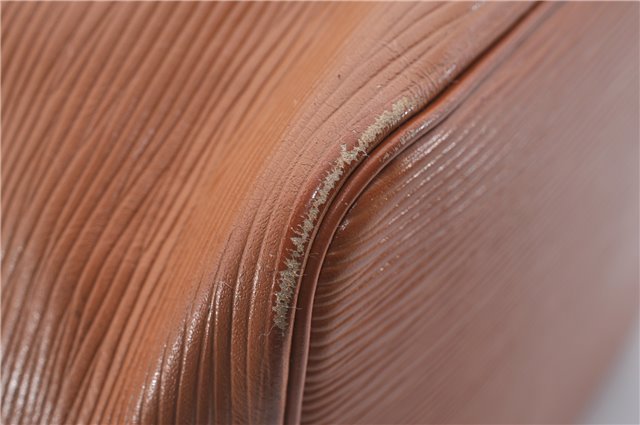 Authentic Louis Vuitton Epi Petit Noe Shoulder Bag Brown M44108 LV 4196D