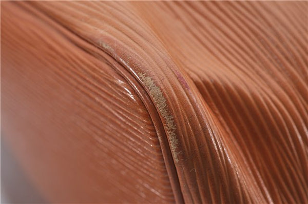 Authentic Louis Vuitton Epi Petit Noe Shoulder Bag Brown M44108 LV 4196D