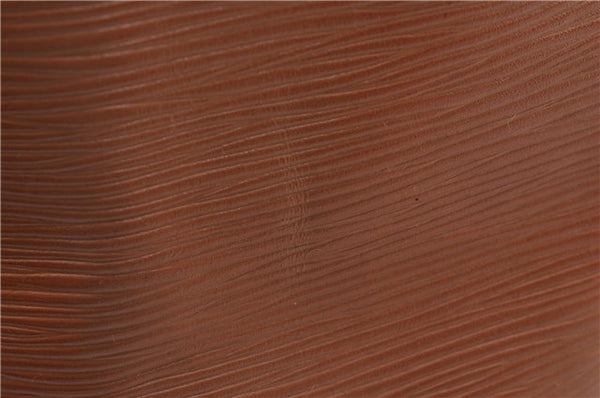 Authentic Louis Vuitton Epi Petit Noe Shoulder Bag Brown M44108 LV 4196D