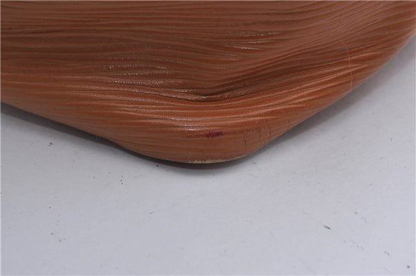 Authentic Louis Vuitton Epi Petit Noe Shoulder Bag Brown M44108 LV 4196D