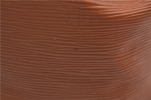 Authentic Louis Vuitton Epi Petit Noe Shoulder Bag Brown M44108 LV 4196D