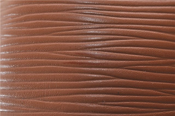 Authentic Louis Vuitton Epi Petit Noe Shoulder Bag Brown M44108 LV 4196D