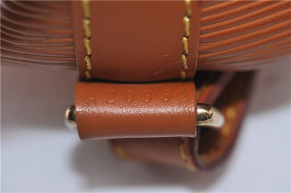 Authentic Louis Vuitton Epi Petit Noe Shoulder Bag Brown M44108 LV 4196D