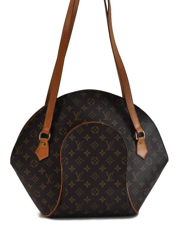 Authentic LOUIS VUITTON Monogram Ellipse Shopping Shoulder Bag M51128 LV 4196C