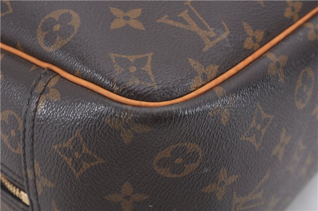 Authentic Louis Vuitton Monogram Deauville Hand Bag M47270 LV 4197D