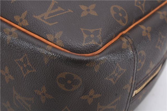 Authentic Louis Vuitton Monogram Deauville Hand Bag M47270 LV 4197D