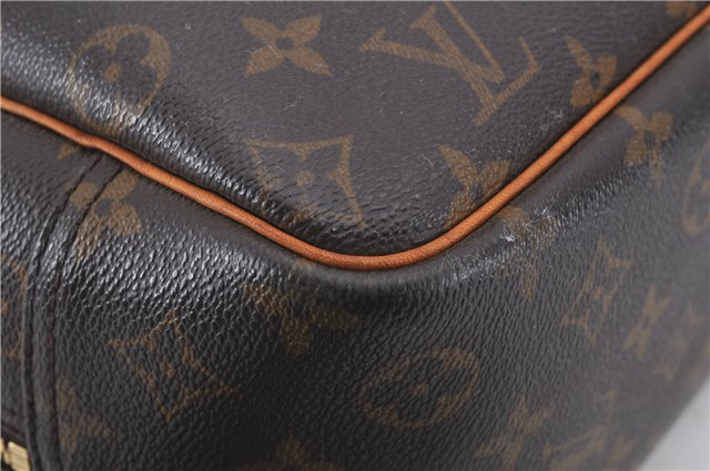 Authentic Louis Vuitton Monogram Deauville Hand Bag M47270 LV 4197D