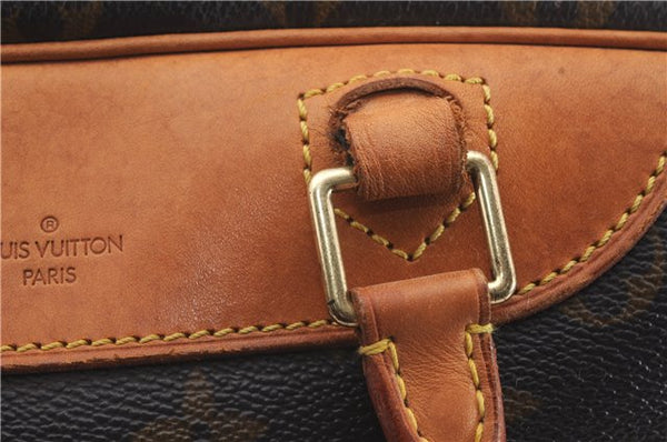 Authentic Louis Vuitton Monogram Deauville Hand Bag M47270 LV 4197D