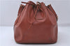 Authentic Louis Vuitton Epi Petit Noe Shoulder Bag Brown M44108 LV 4201D