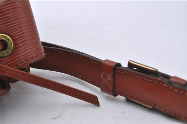 Authentic Louis Vuitton Epi Petit Noe Shoulder Bag Brown M44108 LV 4201D