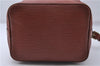 Authentic Louis Vuitton Epi Petit Noe Shoulder Bag Brown M44108 LV 4201D