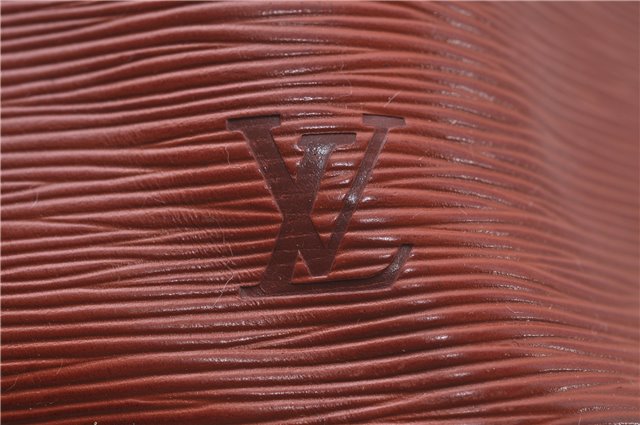 Authentic Louis Vuitton Epi Petit Noe Shoulder Bag Brown M44108 LV 4201D