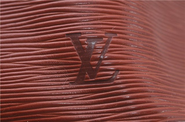 Authentic Louis Vuitton Epi Petit Noe Shoulder Bag Brown M44108 LV 4201D