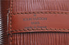 Authentic Louis Vuitton Epi Petit Noe Shoulder Bag Brown M44108 LV 4201D