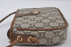 Authentic GUCCI GG Plus Shoulder Cross Body Bag Purse PVC Leather Brown 4202I