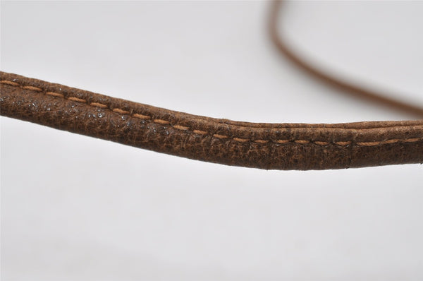 Authentic GUCCI GG Plus Shoulder Cross Body Bag Purse PVC Leather Brown 4202I