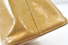Authentic Louis Vuitton Vernis Houston Shoulder Hand Bag Yellow M91055 LV 4203D