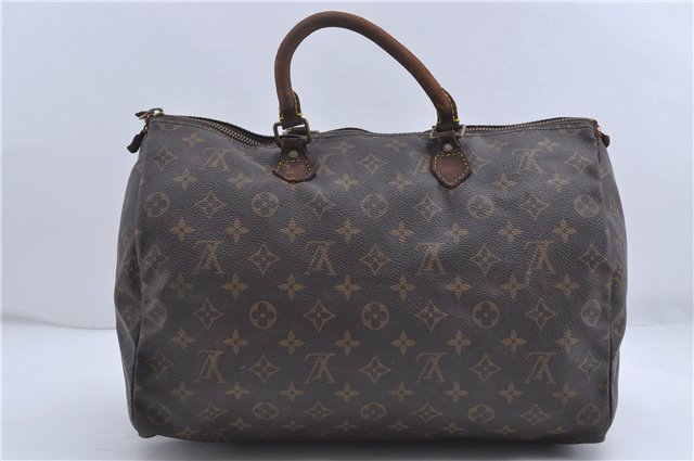 Authentic Louis Vuitton Monogram Speedy 35 Hand Boston Bag Old Model Junk 4204D