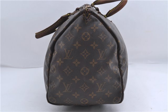 Authentic Louis Vuitton Monogram Speedy 35 Hand Boston Bag Old Model Junk 4204D