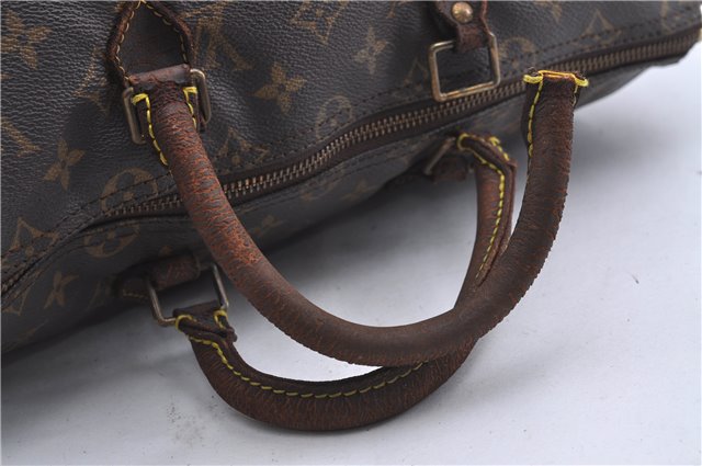 Authentic Louis Vuitton Monogram Speedy 35 Hand Boston Bag Old Model Junk 4204D