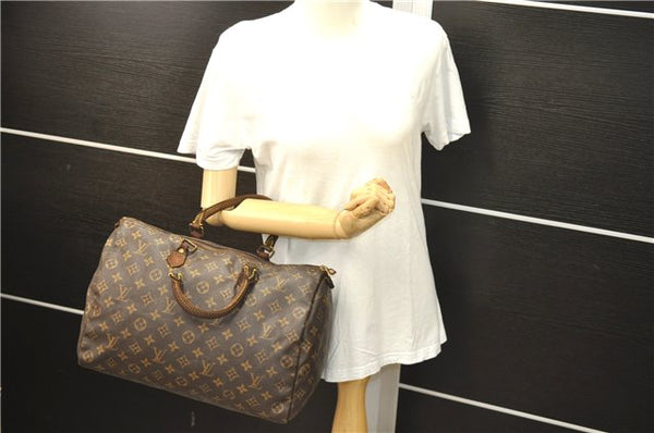 Authentic Louis Vuitton Monogram Speedy 35 Hand Boston Bag Old Model Junk 4204D