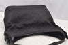 Authentic GUCCI Vintage Shoulder Tote Bag GG Canvas Leather 106242 Black 4205I