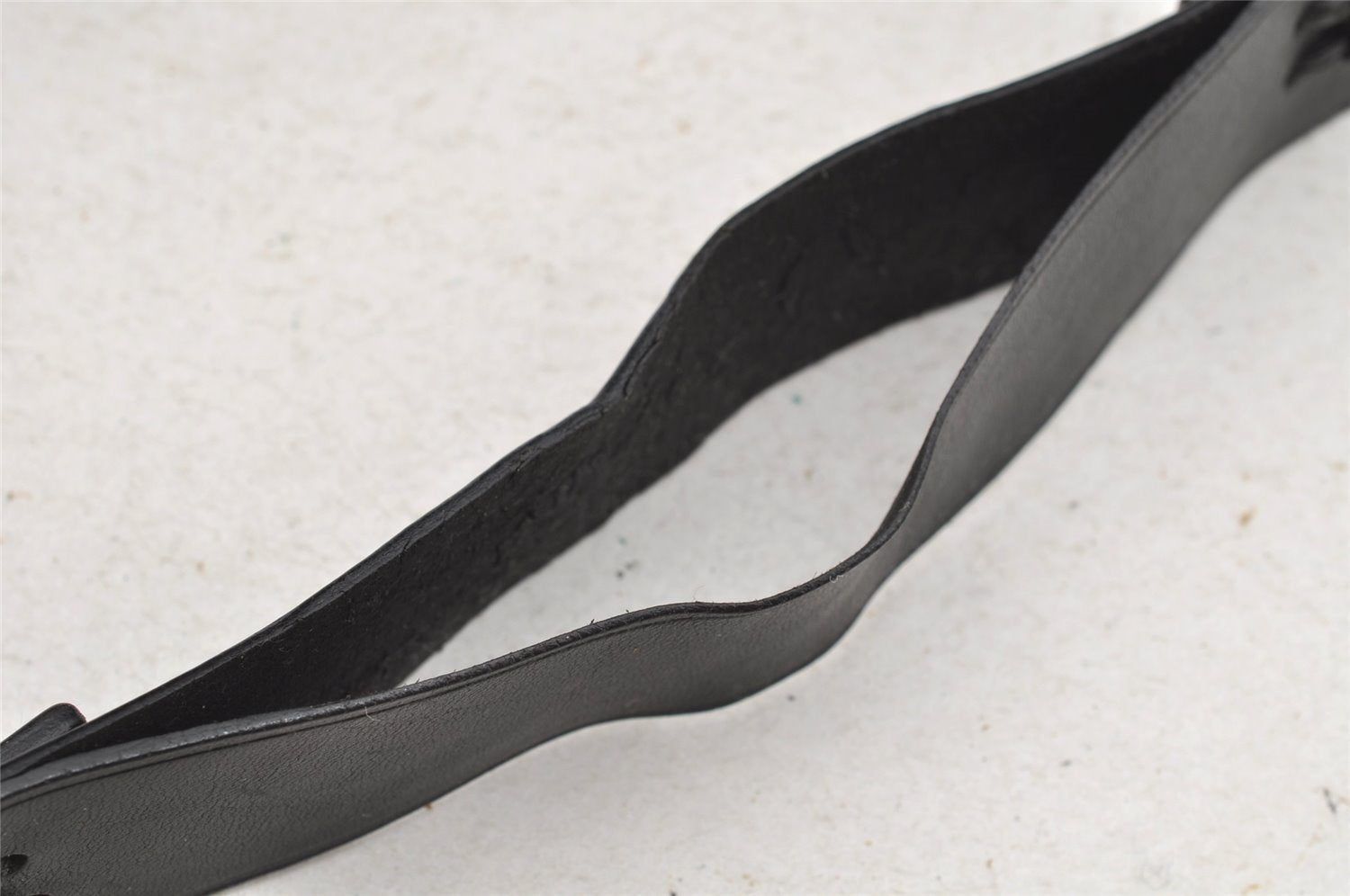 Authentic GUCCI Vintage Shoulder Tote Bag GG Canvas Leather 106242 Black 4205I