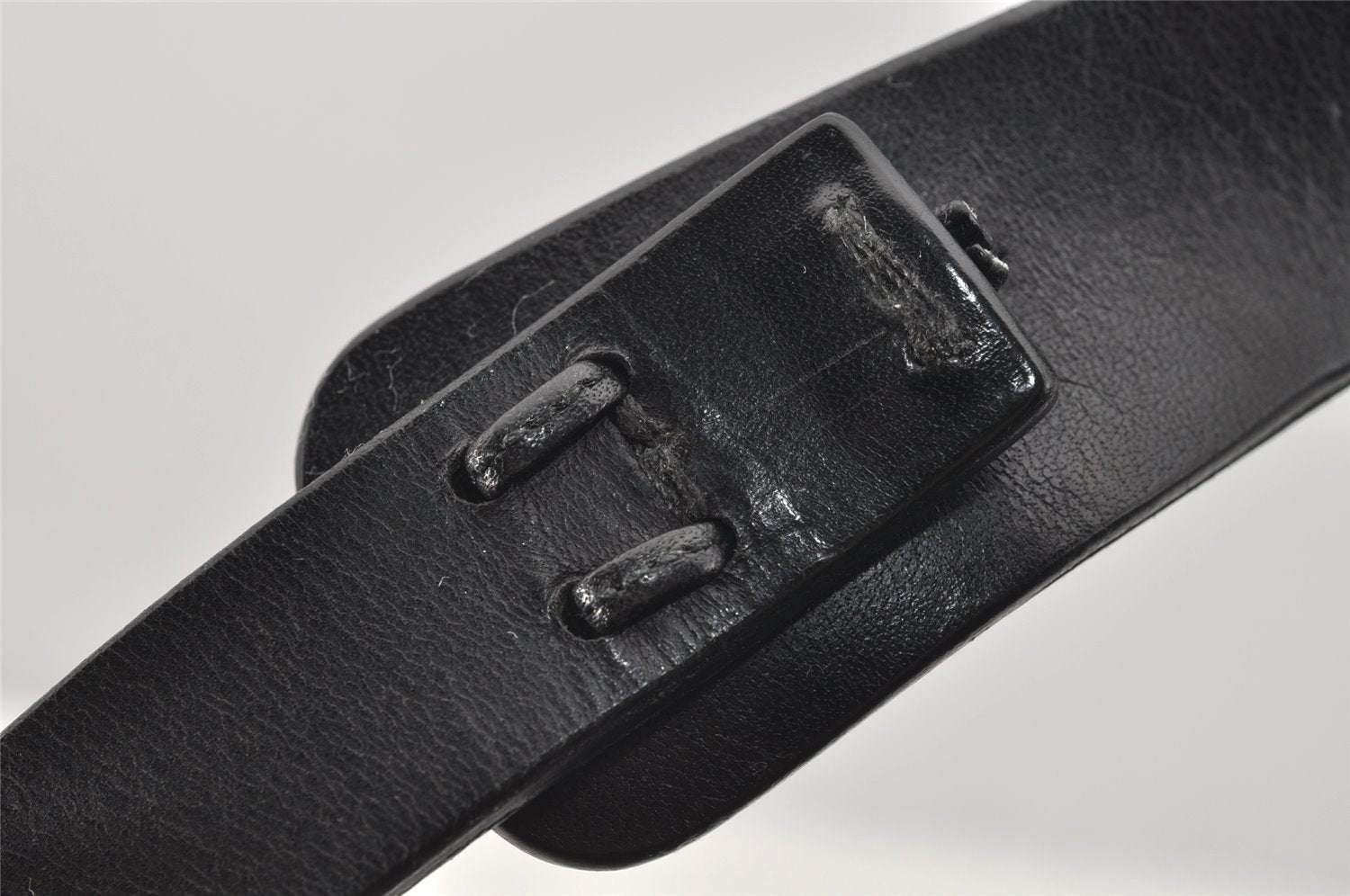 Authentic GUCCI Vintage Shoulder Tote Bag GG Canvas Leather 106242 Black 4205I