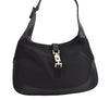 Authentic GUCCI Jackie Shoulder Hand Bag Purse Nylon Leather 0013306 Black 4206I