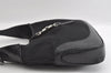 Authentic GUCCI Jackie Shoulder Hand Bag Purse Nylon Leather 0013306 Black 4206I