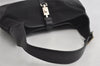 Authentic GUCCI Jackie Shoulder Hand Bag Purse Nylon Leather 0013306 Black 4206I