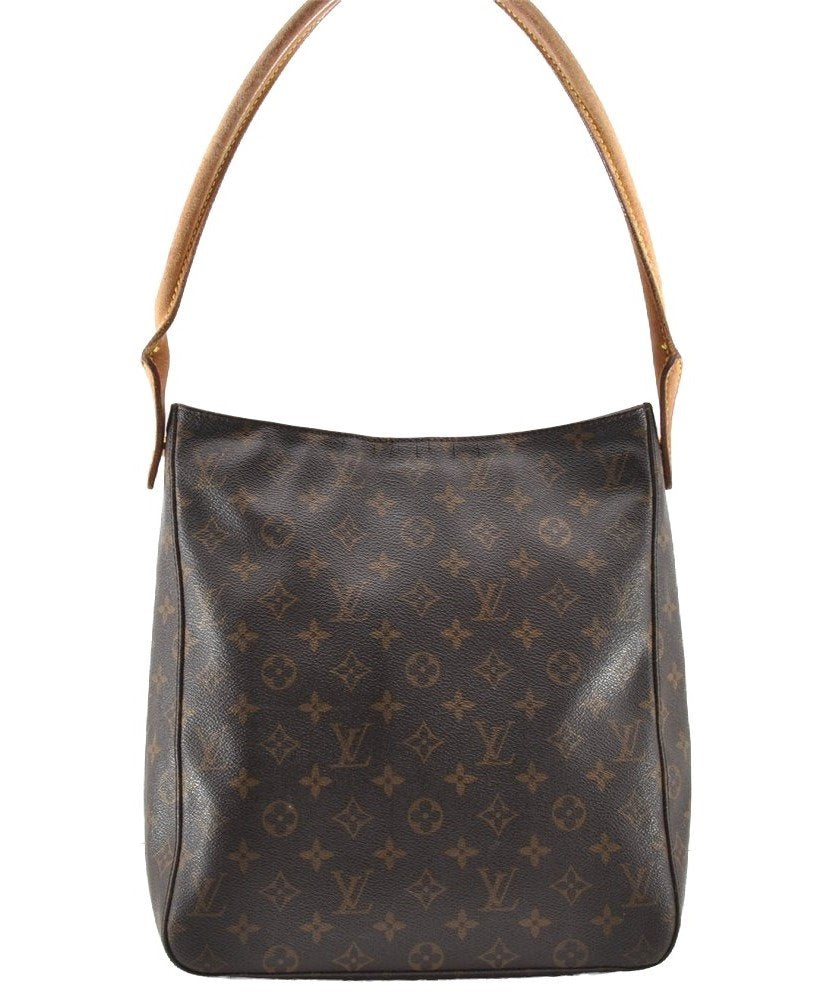 Authentic Louis Vuitton Monogram Looping GM Shoulder Bag M51145 LV 4208I