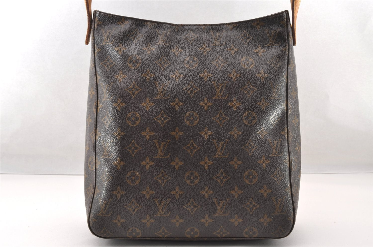Authentic Louis Vuitton Monogram Looping GM Shoulder Bag M51145 LV 4208I
