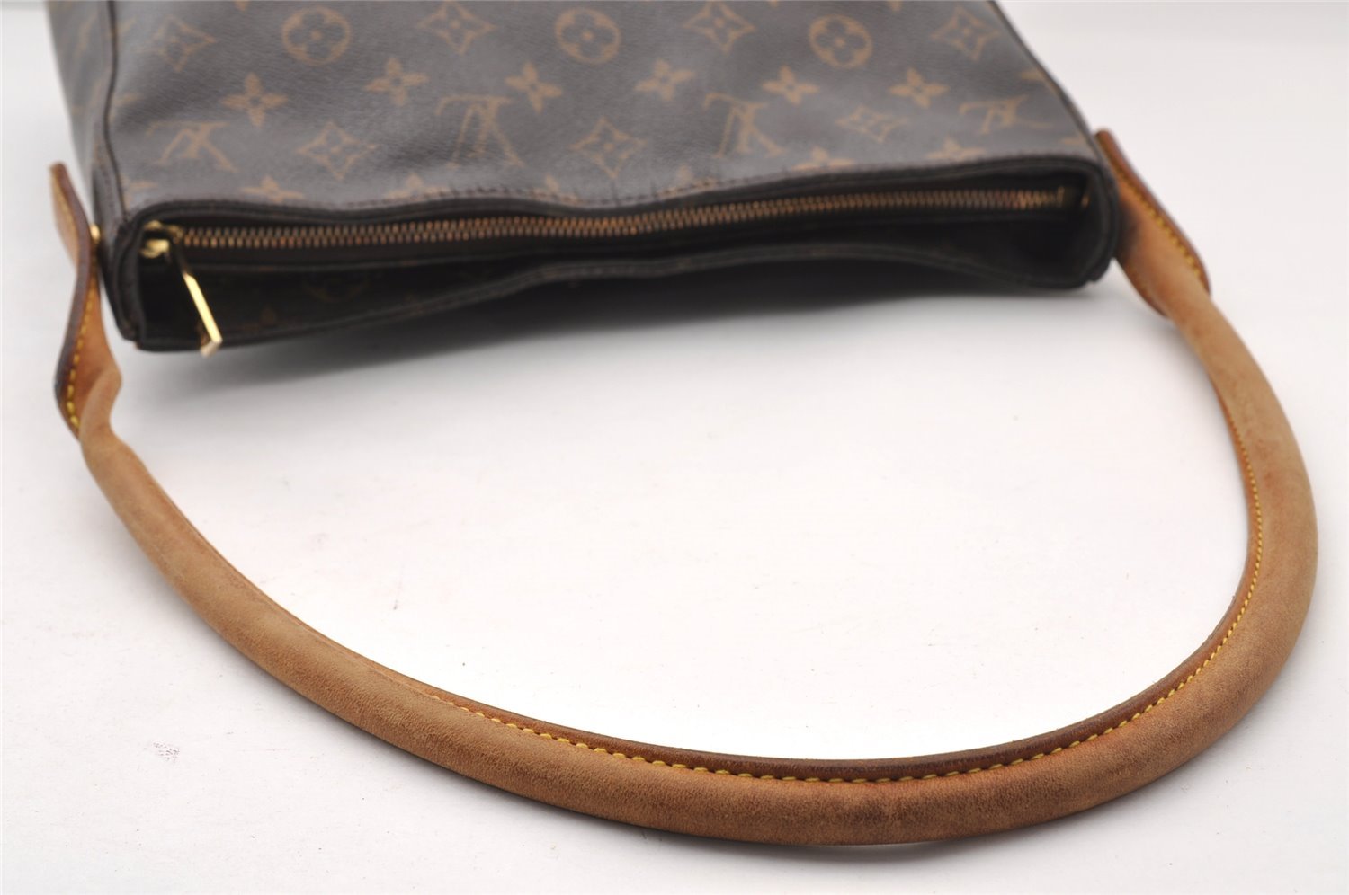 Authentic Louis Vuitton Monogram Looping GM Shoulder Bag M51145 LV 4208I