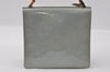 Authentic Louis Vuitton Vernis Spring Street Hand Bag Light Blue M91216 LV 4209I