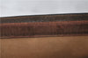 Authentic GUCCI Web Sherry Line Clutch Hand Bag Purse GG PVC Leather Brown 4210D