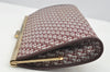 Authentic Christian Dior Trotter Clutch Bag Canvas Leather Bordeaux Box 4210I