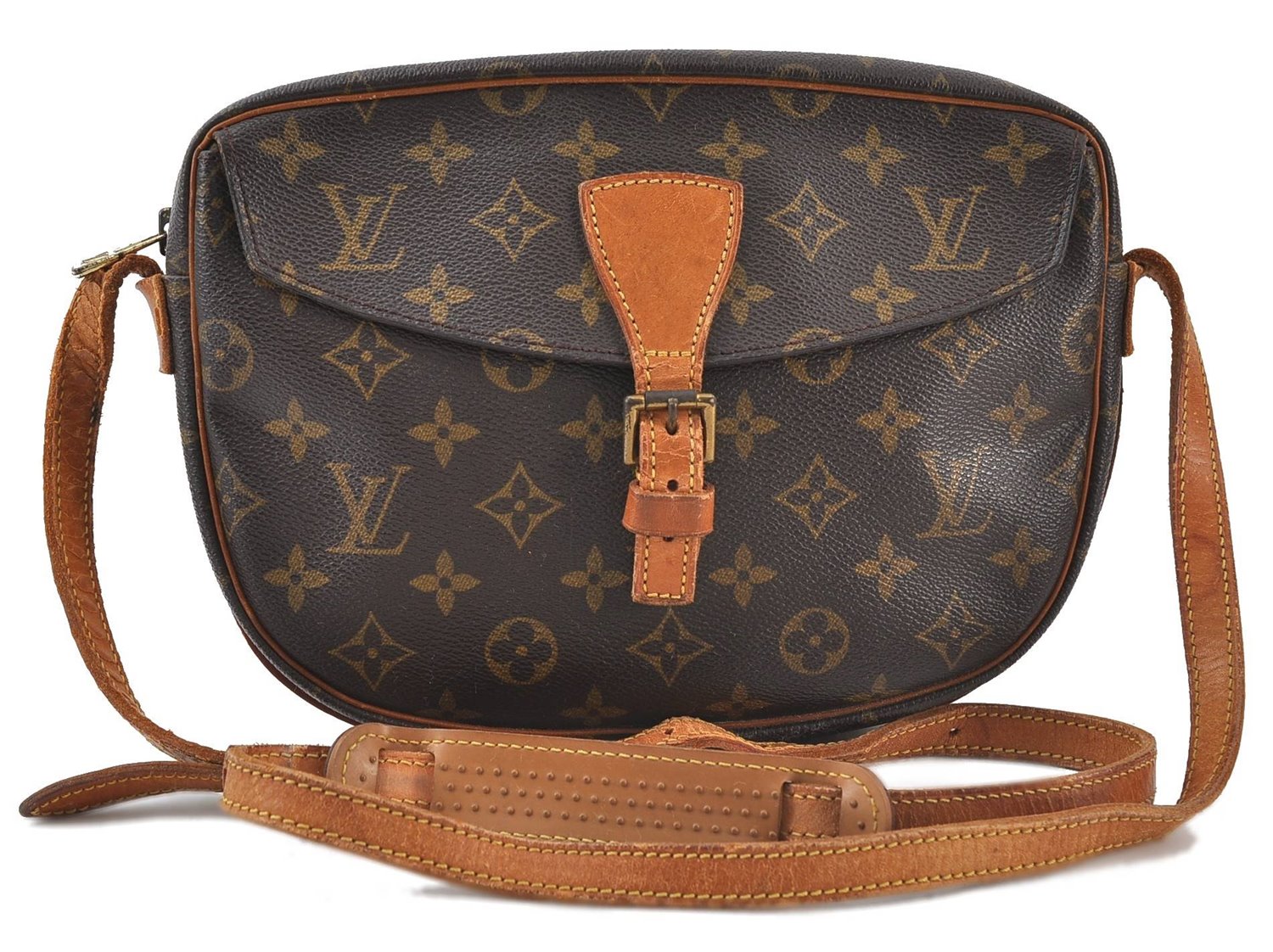 Auth Louis Vuitton Monogram Jeune Fille MM Shoulder Cross Bag M51226 LV 4211D