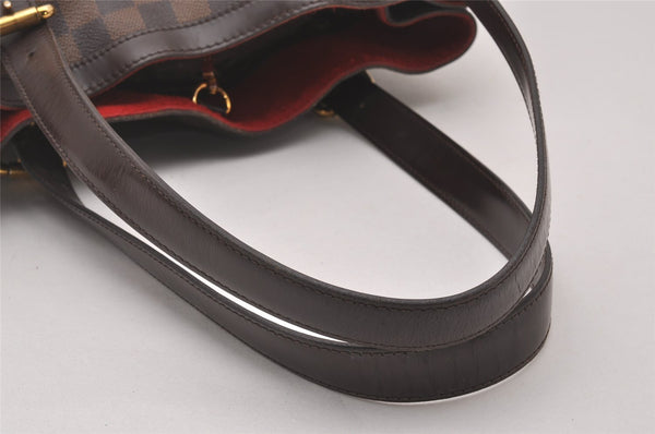 Authentic Louis Vuitton Damier Hampstead MM Shoulder Tote Bag N51204 LV 4211I