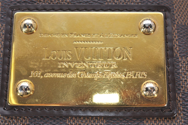 Authentic Louis Vuitton Damier Hampstead MM Shoulder Tote Bag N51204 LV 4211I