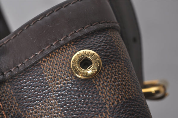 Authentic Louis Vuitton Damier Hampstead MM Shoulder Tote Bag N51204 LV 4211I