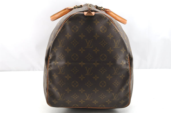 Authentic Louis Vuitton Monogram Keepall 55 Travel Boston Bag M41424 LV 4212I