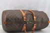 Authentic Louis Vuitton Monogram Keepall 55 Travel Boston Bag M41424 LV 4212I