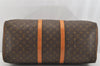 Authentic Louis Vuitton Monogram Keepall 55 Travel Boston Bag M41424 LV 4212I