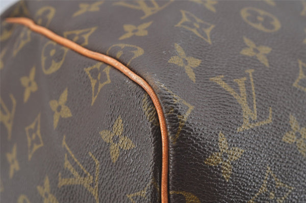 Authentic Louis Vuitton Monogram Keepall 55 Travel Boston Bag M41424 LV 4212I
