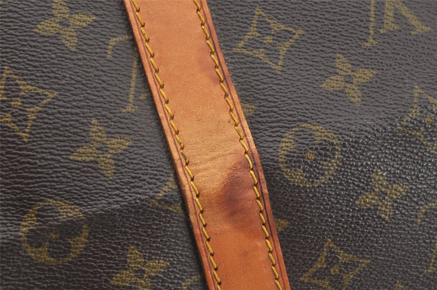 Authentic Louis Vuitton Monogram Keepall 55 Travel Boston Bag M41424 LV 4212I