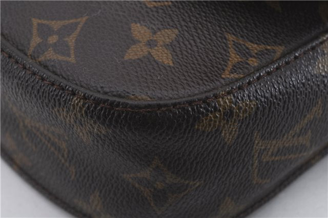 Auth Louis Vuitton Monogram Saint Cloud PM Shoulder Cross Bag M51244 LV 4213D