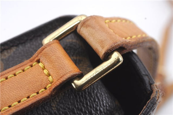 Auth Louis Vuitton Monogram Saint Cloud PM Shoulder Cross Bag M51244 LV 4213D